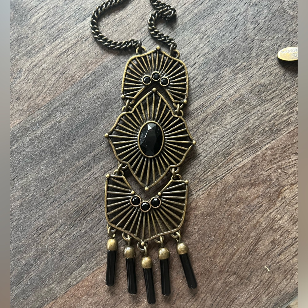 LIA SOPHIA Jewelry Aragon retired Adjustable 30-33 inches long necklace - Picture 2 of 4
